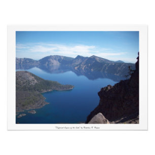 "Different Layers of the Lake" Crater Lake Photo Print