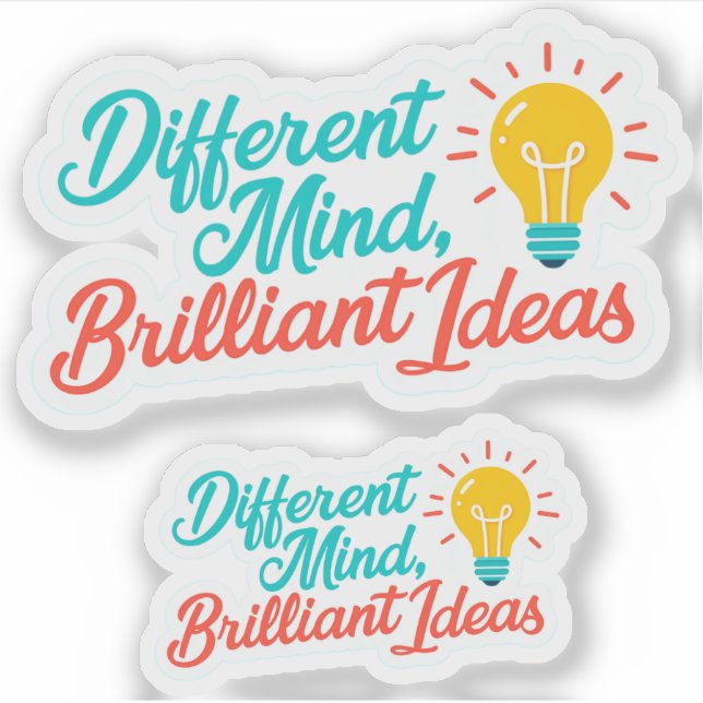 Different Mind Brilliant Ideas Autism ADHD (Front)