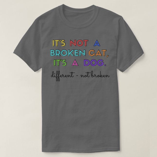 different not broken Itx27s not a broken cat itx27 T-Shirt (Design Front)