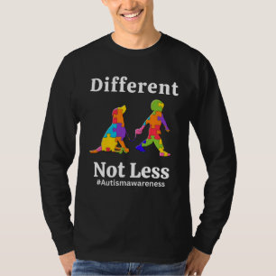 Different Not Less Autism Awareness Acceptance Wom T-Shirt