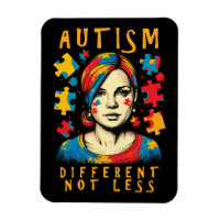 Different Not Less Autism Awareness Positive Quote