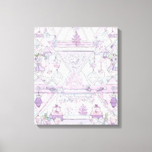 Different Shapes Modern Colourful Wrapped Art Canv Canvas Print
