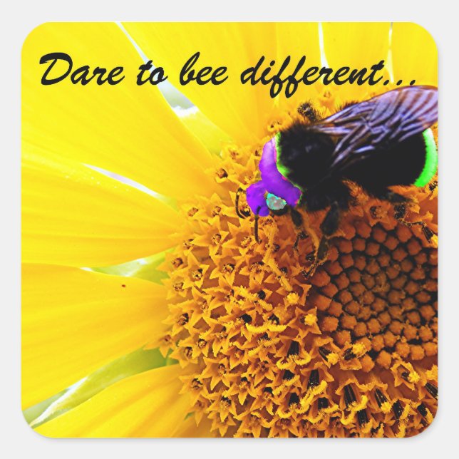 Different Square Sticker (Front)