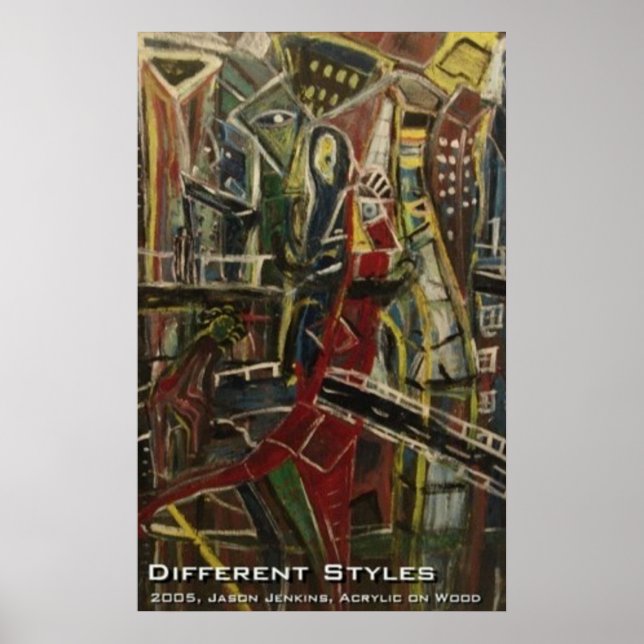 DIFFERENT STYLES POSTER (Front)