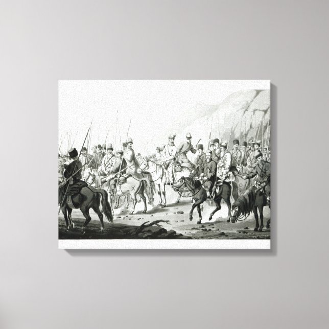 Different Tribes of Russian Cossacks Canvas Print (Front)