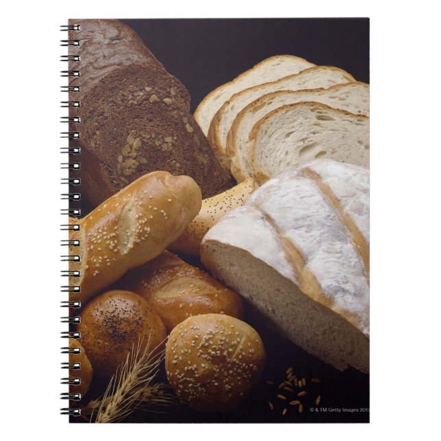 Different types of artisan bread notebook (Front)