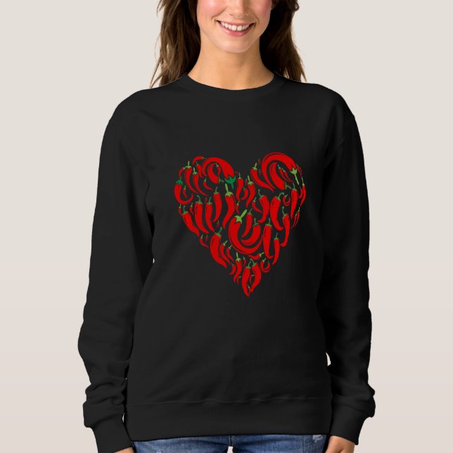 Different Types of Chilli   Sweatshirt (Front)