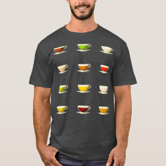 Different Types of Tea Gift for Tea Drinker T-Shirt