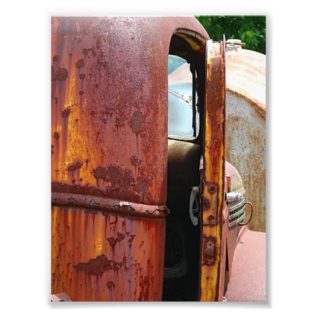 Different View of an Old Truck Photo Print (Front)