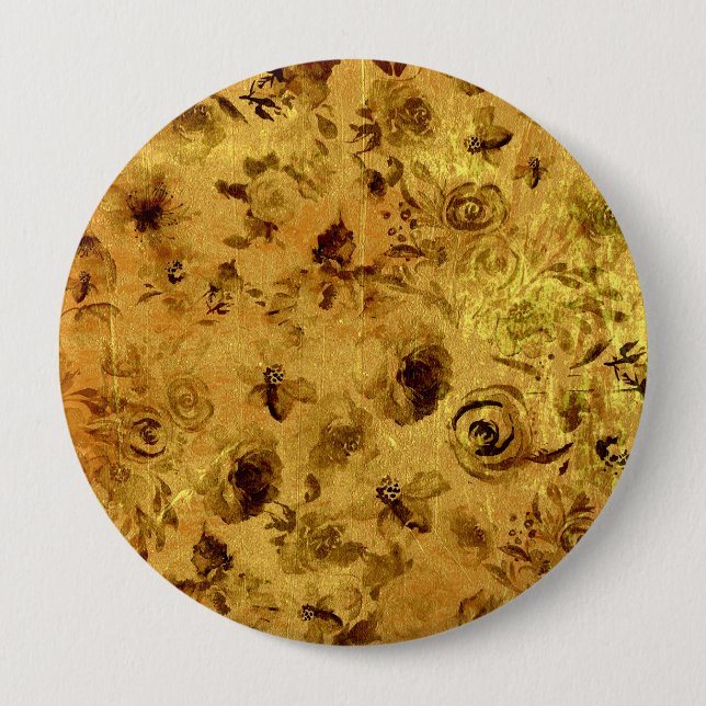 Different Watercolor Roses 10 Cm Round Badge (Front)