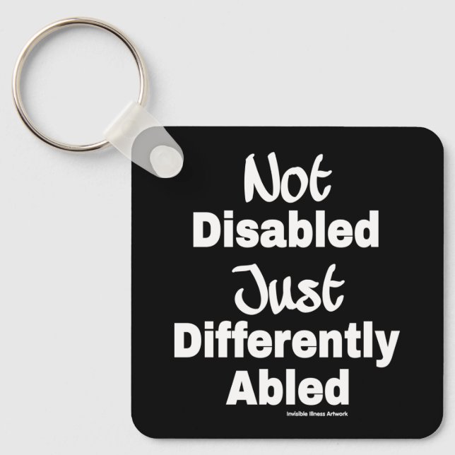Differently Abled Key Ring (Front)