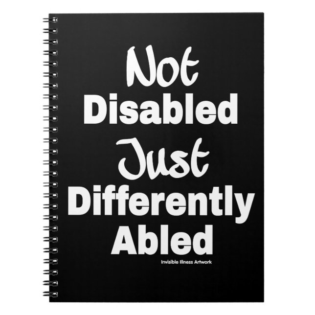 Differently Abled Notebook (Front)