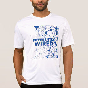 Differently Wired – Autism Awareness Month Blue T-Shirt