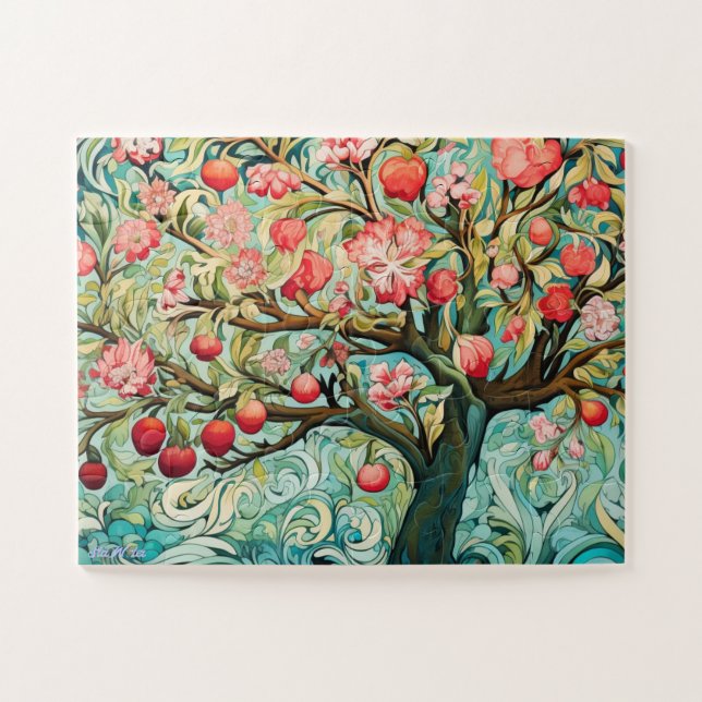 difficult apple tree colourful relax eyes puzzle (Horizontal)