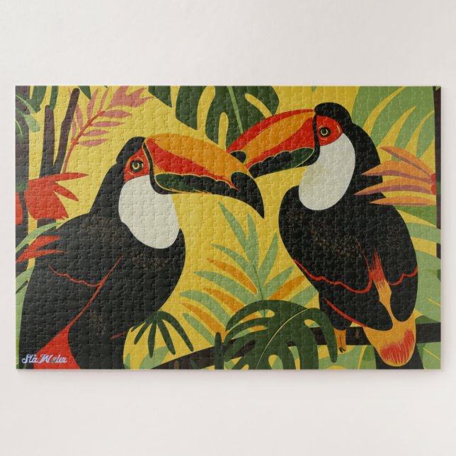 difficult bird colour relax eyes puzzle (Horizontal)