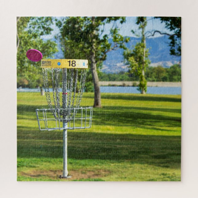 Difficult Disc Golf Puzzle (Vertical)