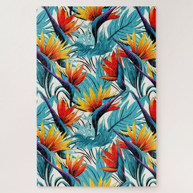 Difficult Pretty Bird of Paradise  Jigsaw Puzzle (Vertical)