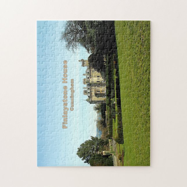 Difficult Scotland's Finlaystone House, Cunningham Jigsaw Puzzle (Vertical)