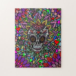 Difficult Skull Art Jigsaw Puzzle