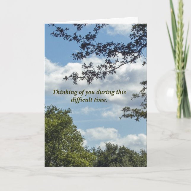 Difficult Time Card (Front)