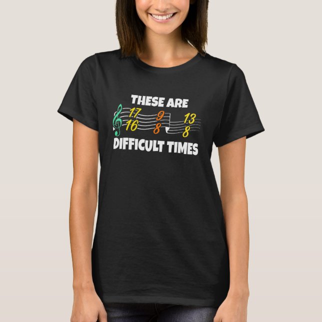 Difficult Times Music School T-Shirt (Front)