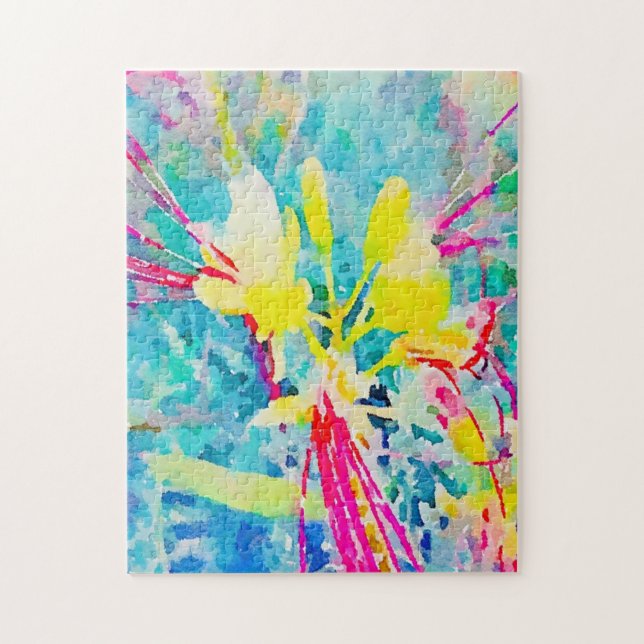 Difficult Tropical Bird of Paradise Puzzle (Vertical)