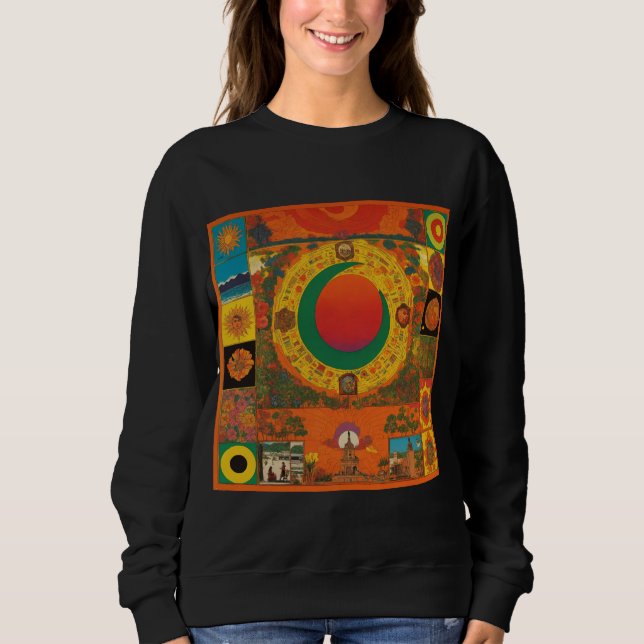diffrent art design in a frame sweatshirt (Front)