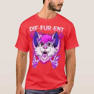 DifFurEnt I Fandom I Furries Cosplay 2 T-Shirt