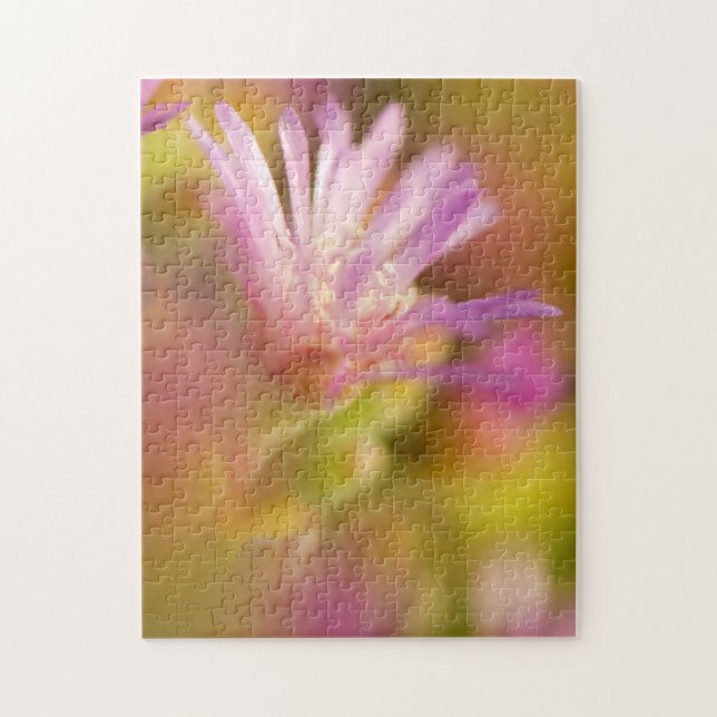 Diffused Image Of A Colourful Succulent Flower Jigsaw Puzzle (Vertical)