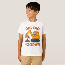 Dig Dig Hooray Construction Excavator Kids