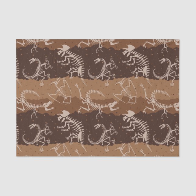 Dig Dino Dig Tissue Paper (Front)