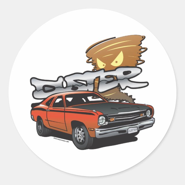 Dig My Duster 3" Sticker (Front)