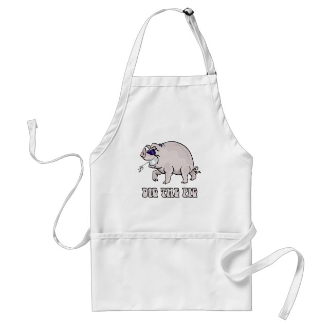 Dig the Pig Standard Apron (Front)