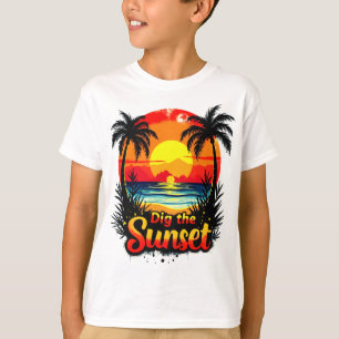 Dig the Sunset Volleyball tee – Perfect for fans