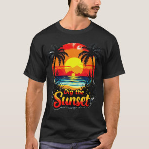 Dig the Sunset Volleyball tee – Perfect for fans