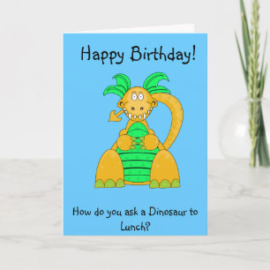 Digby Dino Greetings Card