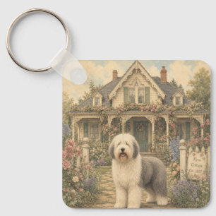 Digby, Grandma's Old English Sheepdog Key Chain