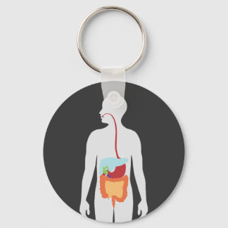 Digestive System Key Ring