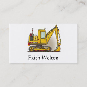 Digger Shovel Business Card