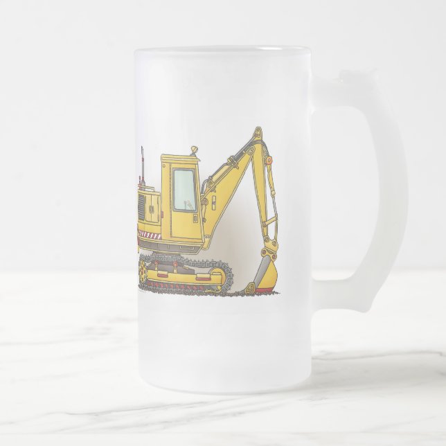 Digger Shovel Glass Mug (Right)