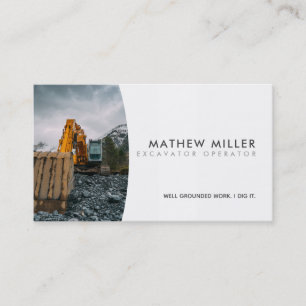 Digger Slogans Business Cards