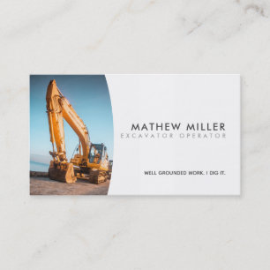 Digger Slogans Business Cards