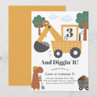 Diggin' It Construction Theme Birthday Party