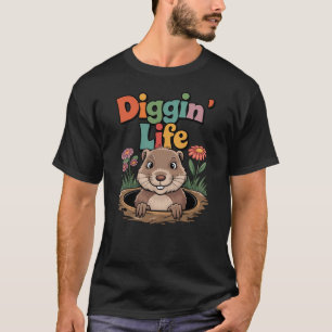 Diggin’ Life Funny Gopher T-Shirt