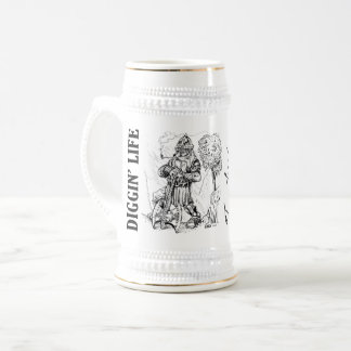 "Diggin' Life" Gamers Beer Stein