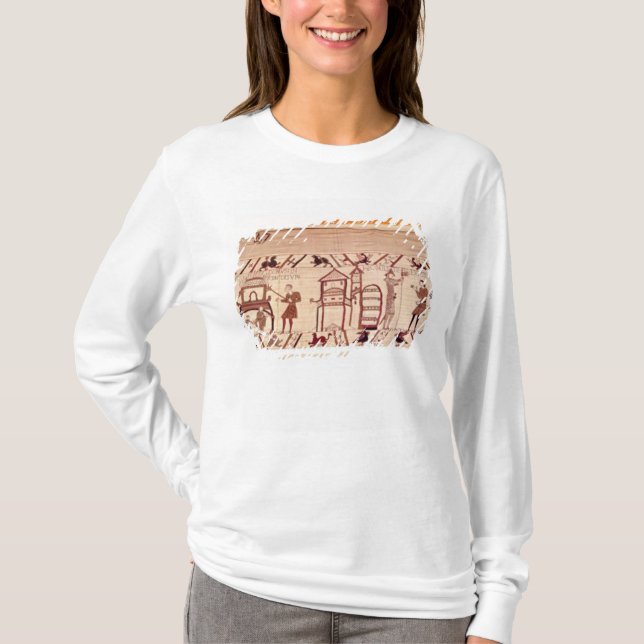 Digging the fortifications for a camp at T-Shirt (Front)