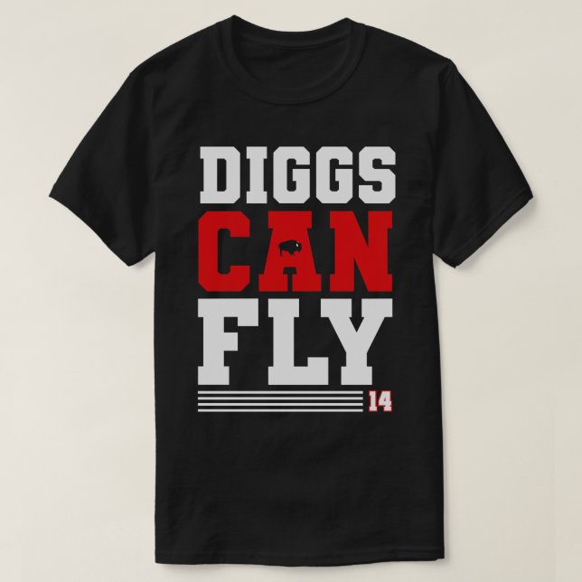 Diggs Can Fly Buffalo T-Shirt (Design Front)