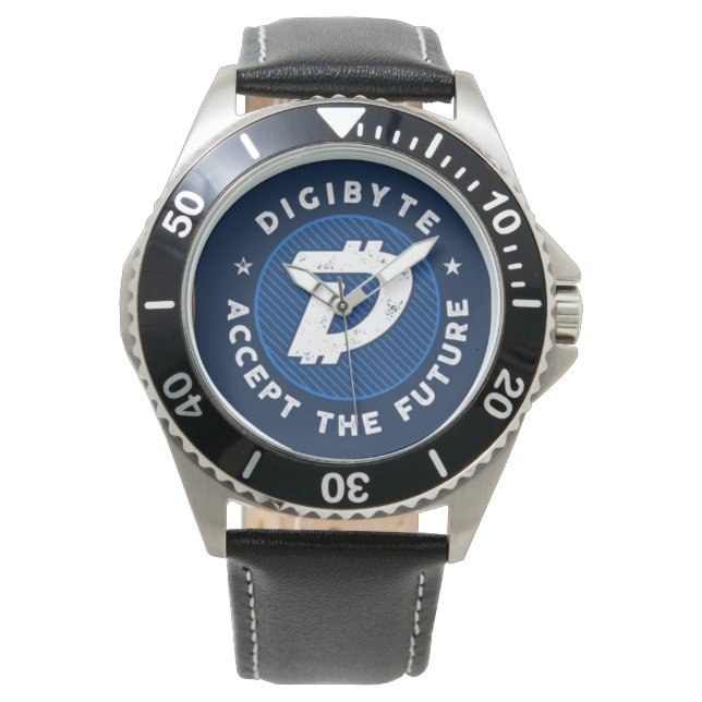 Digibyte the Future is here Watch (Front)