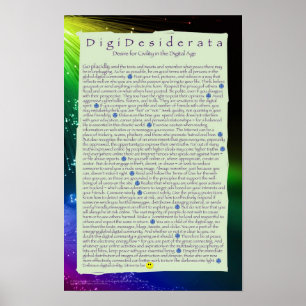 DigiDesiderataVersion4 Poster