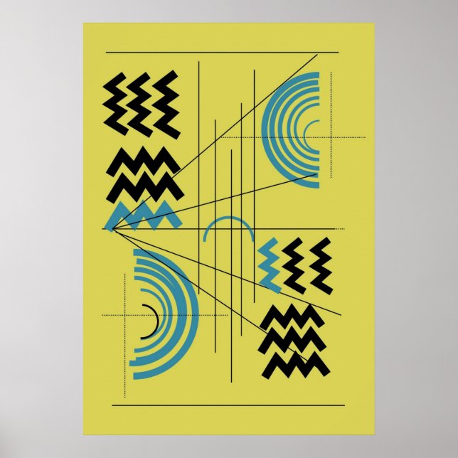 Digital Abstract Art Poster (Front)